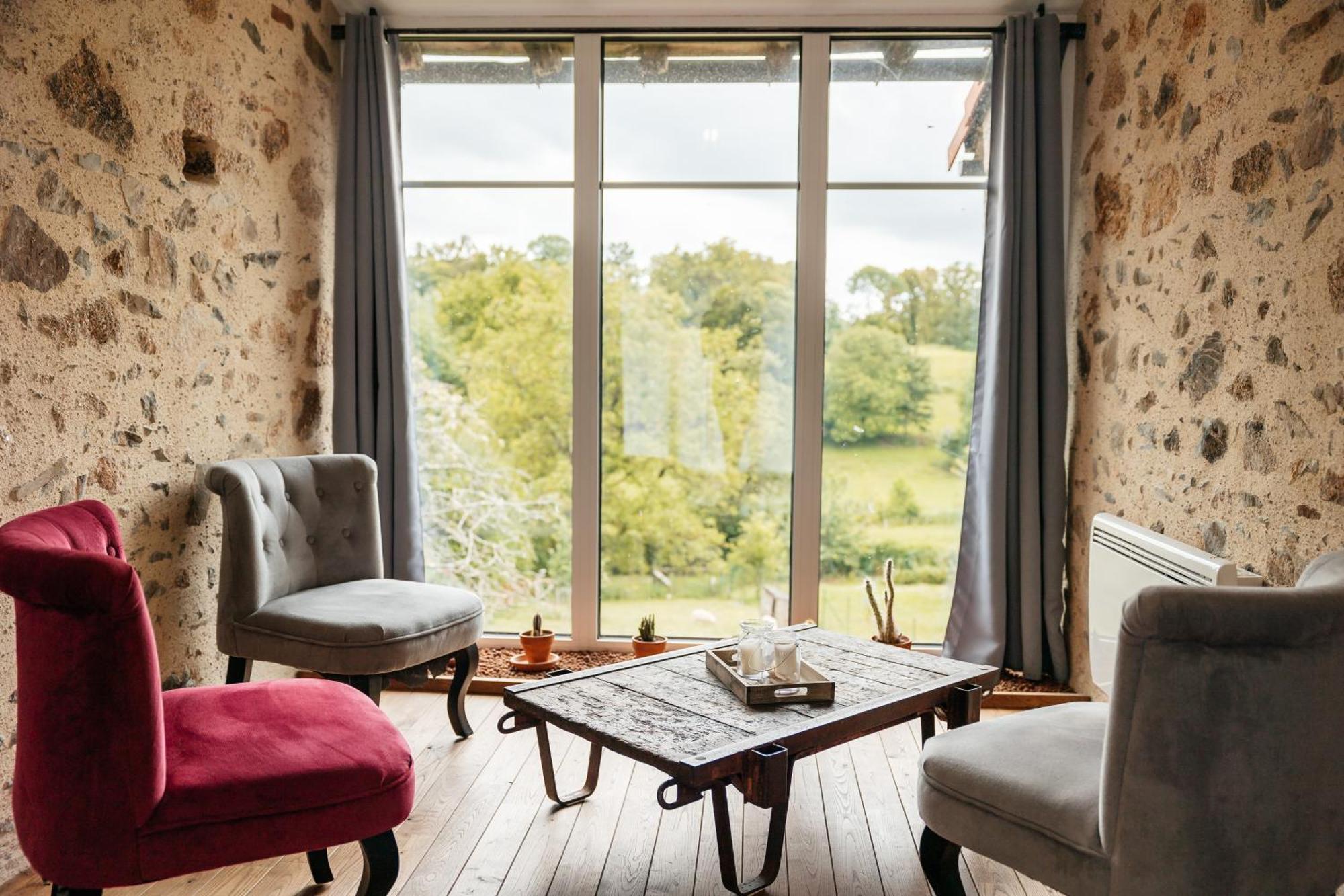 Le Logis Du Prieure Villa Les Châtelliers-Châteaumur Eksteriør billede