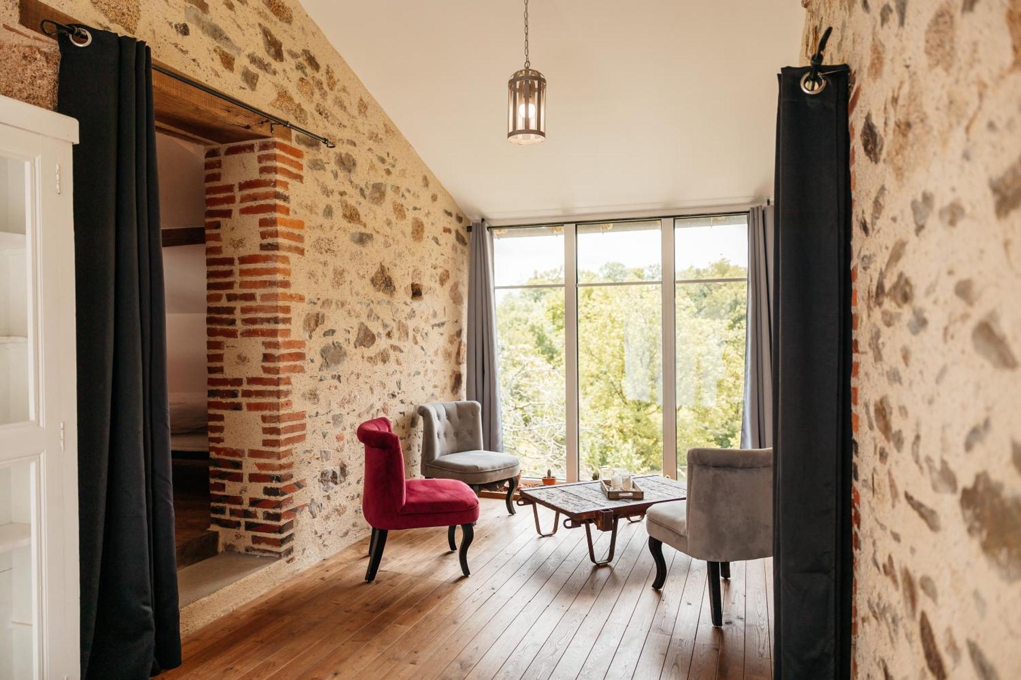 Le Logis Du Prieure Villa Les Châtelliers-Châteaumur Eksteriør billede